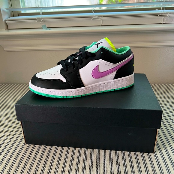 Low Air Jordans Pink And Green Air Jordan Lows With With A Violet